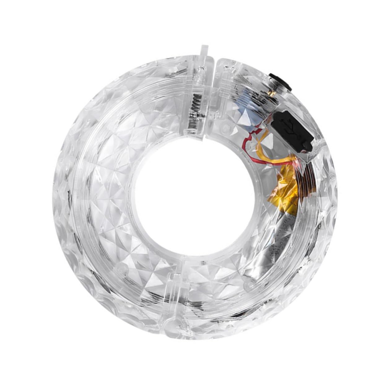 Mipcase Fashionable Bike Wheel Light USB Rechargeable Colorful LED Decoration for Night Riding Design for Bicycle Wheel Decorations Safe