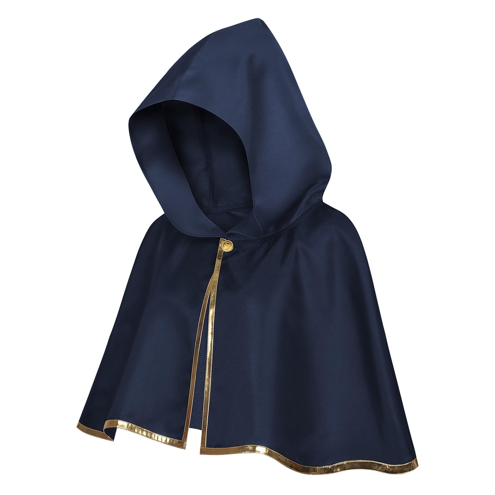 Cape médiévale pour homme avec capuche Renaissance Costume d'Halloween