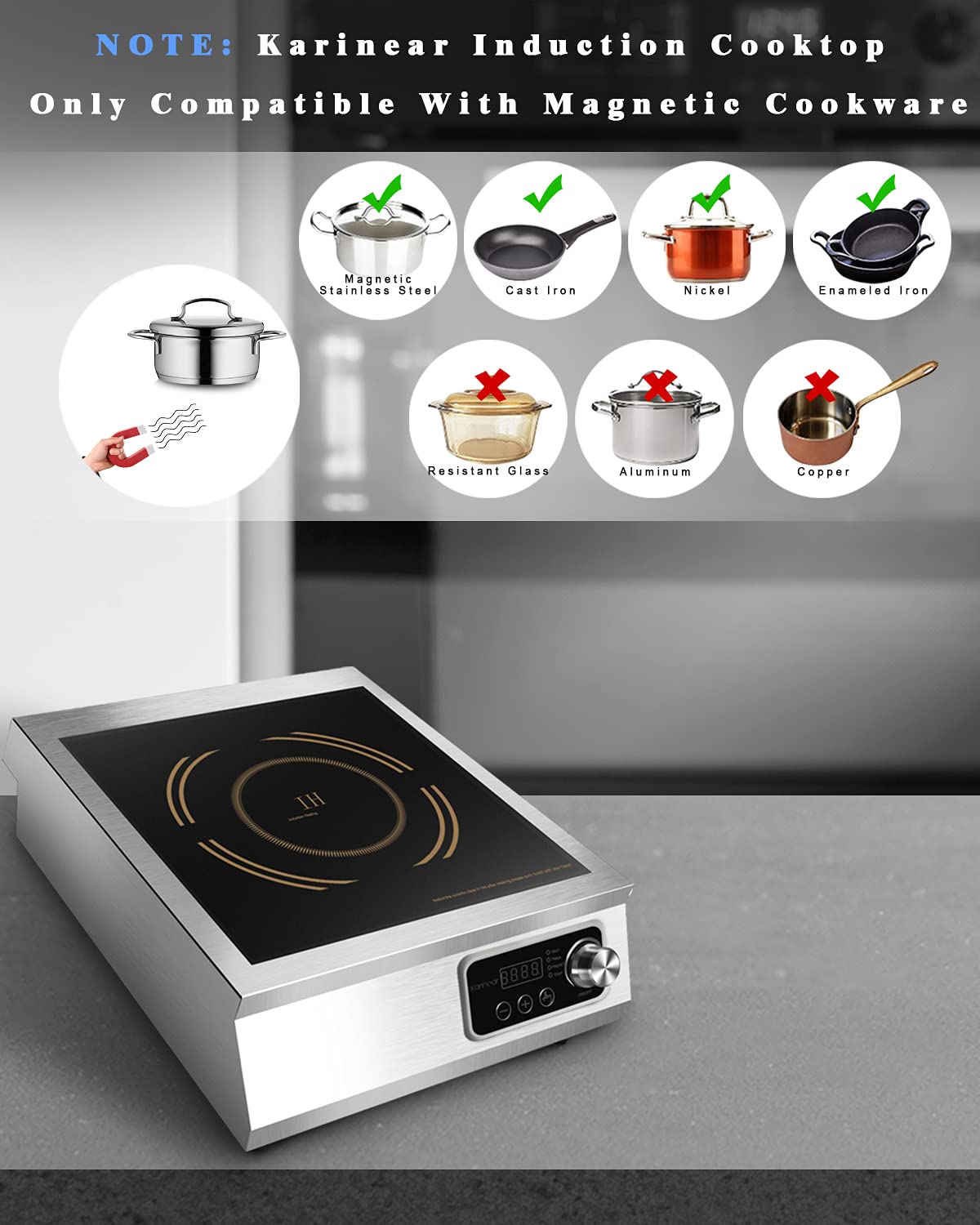 karinear induction hob