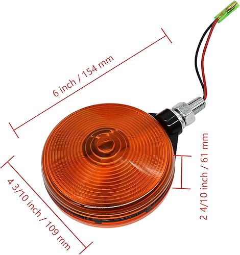 Miniatura 2 de Notonmek 3C081-75870 Luz de peligro ámbar 3C08175870 para Kubota B L M Series Tractores B2320 B2620 B2650 B2920 B3000 B3200 B3300 B3350 L4740 L4740