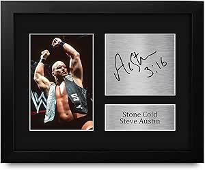WWF Wrestling Picture HWC Trading Hulk Hogan WWE Wrestling Signed Autograph Picture - 16x12 Inch Framed Memorabilia Wwe Signed Photo