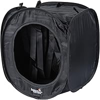 Vista 5 de Lancer Tactical Portable Airsoft Target Tent-Black-Non Lethal BB Shooting Target