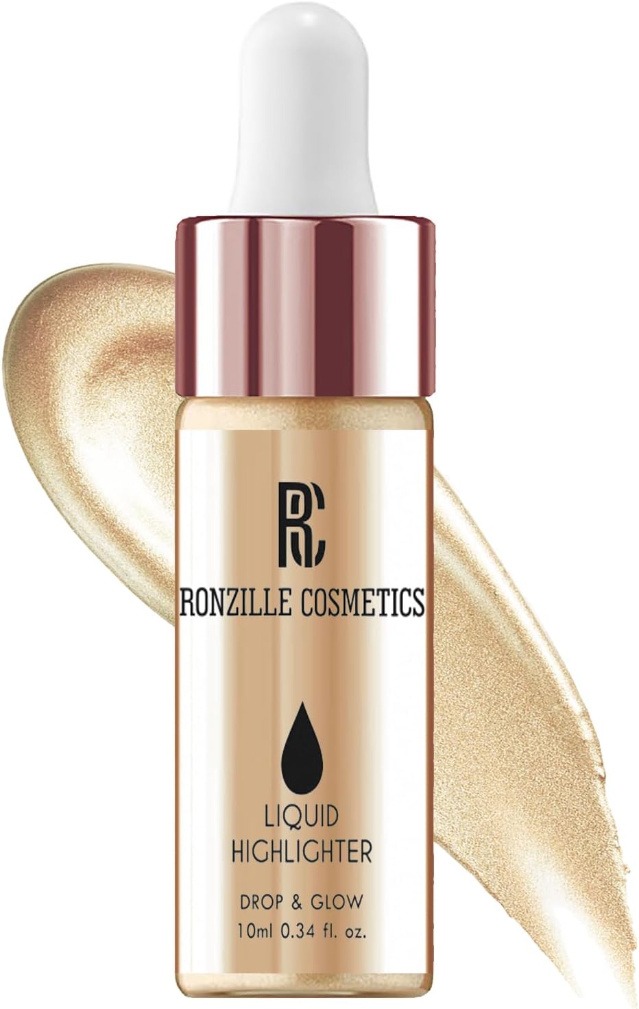 Liquid Illuminator Silver Highlighter Ultra Smooth Shine Waterproof Face And Body Highlighter (Gold)