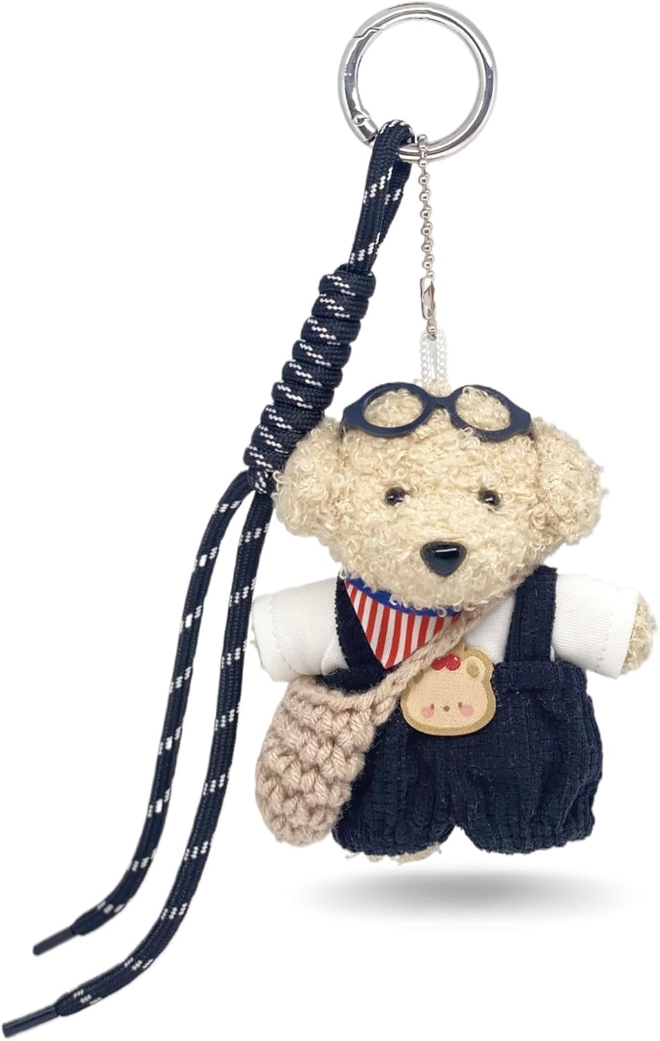 Joedy Bear Keychain Bag Charms Purse Charms Cute Keychains for Women Handbags, Backpacks, Wallet