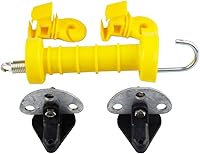 Vista 1 de Juego de manija y anclaje de puerta de valla eléctrica de plástico