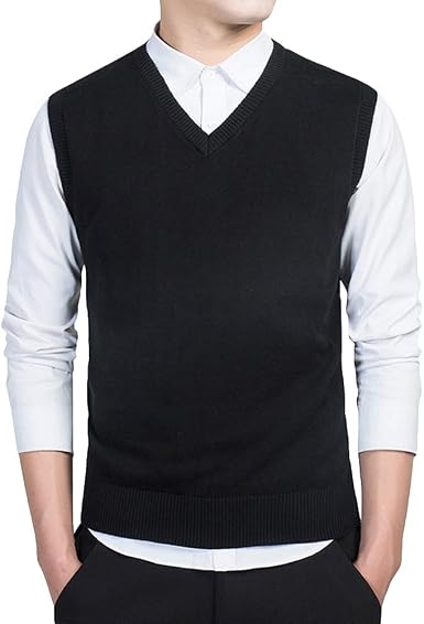 Sweater Vest Cotton Knitted Tank Tops 