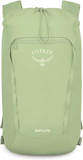 Osprey Daylite Cinch Pistachio, Green OS | commuter backpack, everyday bag, campus pack, laptop carry, Green color, OS size