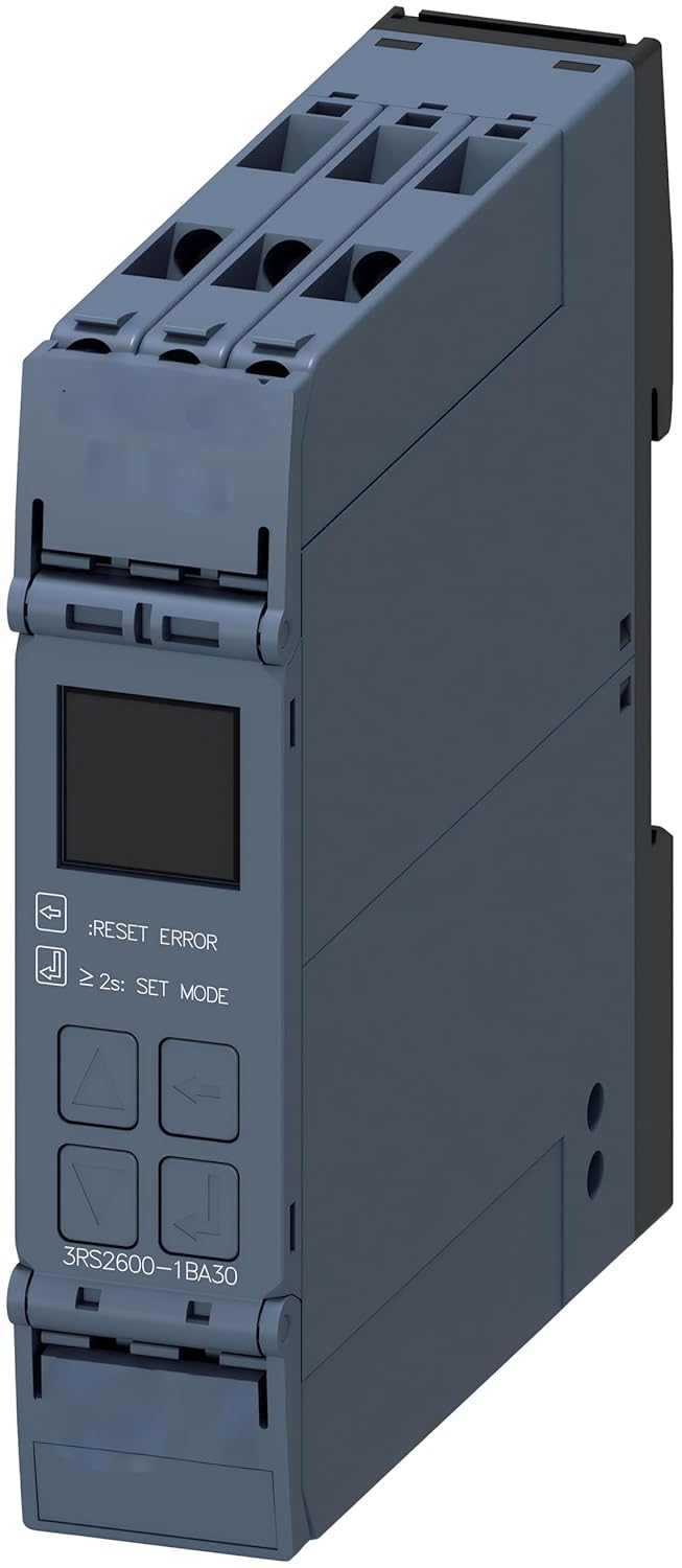 3RS2600-1BA30,Temperature Monitoring Relay with Display Screen Used for Resistance Temperature Sensor and Thermal Sensor,Original Packaging,Never Used,in Stock,Ship Now.