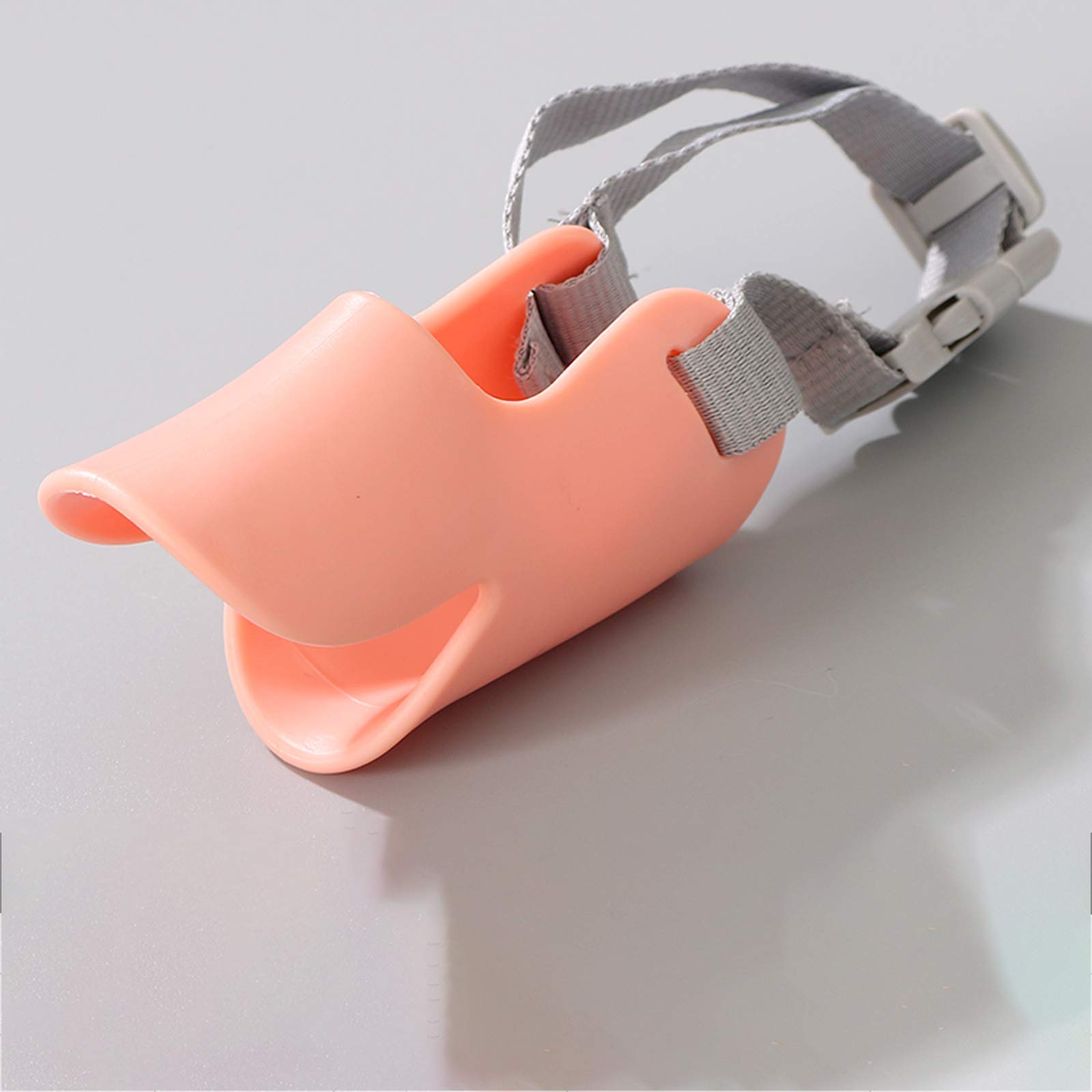 Bozal para Perro, bozal de Silicona para Perro con Pico de Pato, Protector bucal Multiusos para Perro, Adecuado para Aseo, Paseos por el Parque