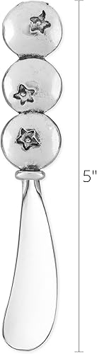 Miniatura 2 de Supreme Housewares Juego de esparcidores de queso de arándano, esparcidores de mantequilla de aleación de zinc con asas decorativas para queso,