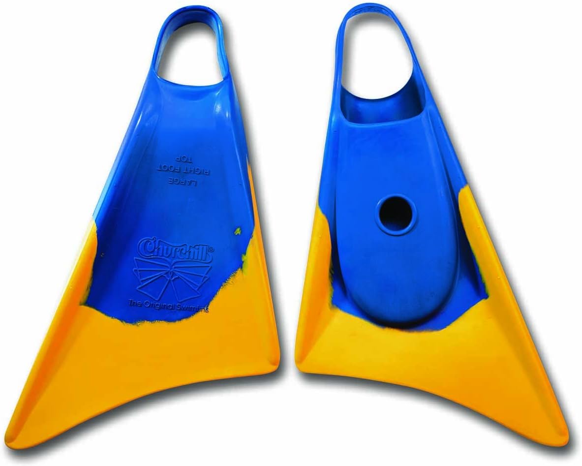 Makapuu Unisex Makapuu Swimfins, Blue/Orange, ML 9-10.5 UK