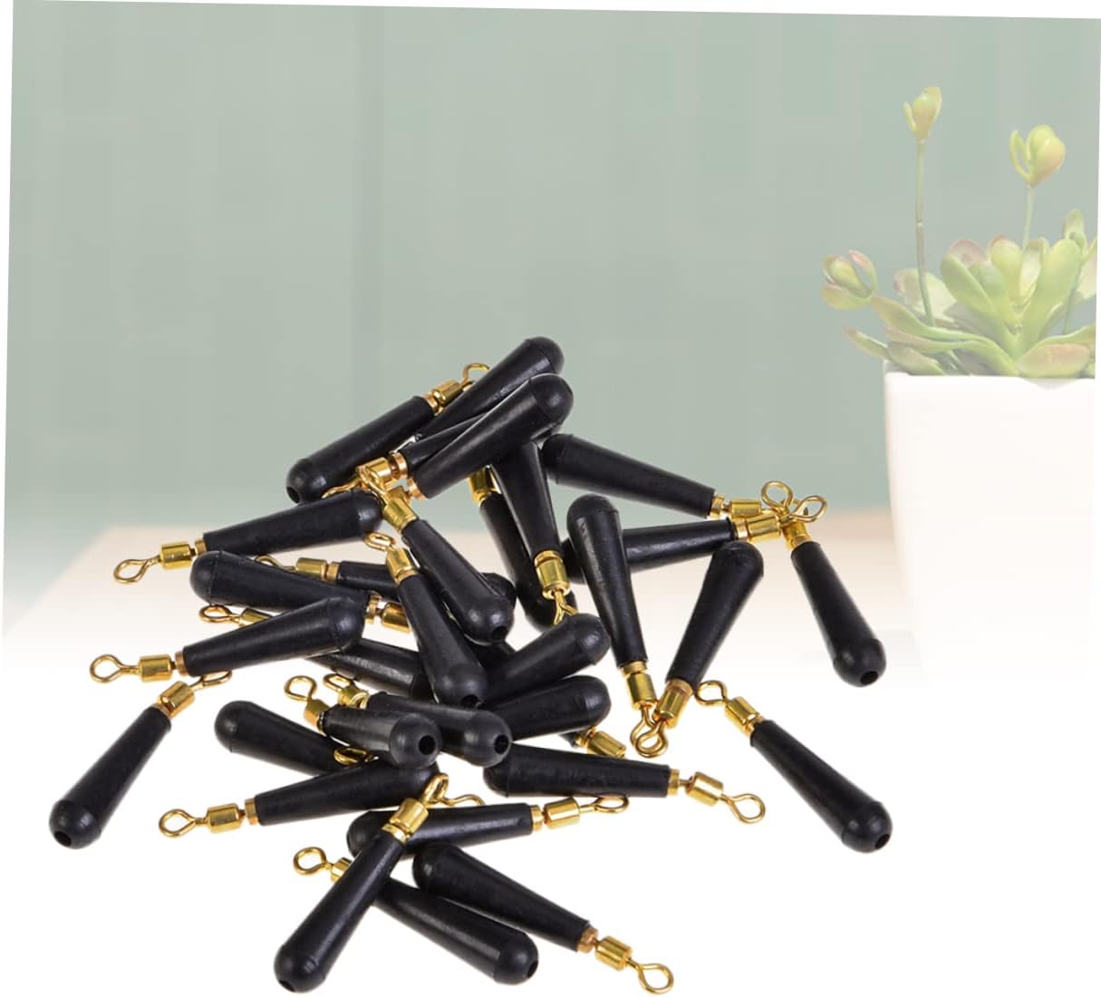 SUPVOX Fishing Drift Seat 100pcs Rolling Drift Float Connectors Buoy Marker Rig Carp Fishing Stream River Lake Ocean Elastic and Elastic