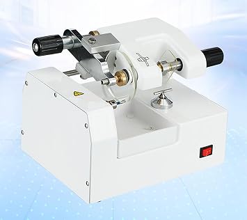 McbeAn VSpectacle Lens Edging Machine, Optical Lens Cutting Machine, Lens Hand Grinder, Cutting Size Can Be Fine-Tuned, Fast Cutting, for Optical Shops, Vision Center