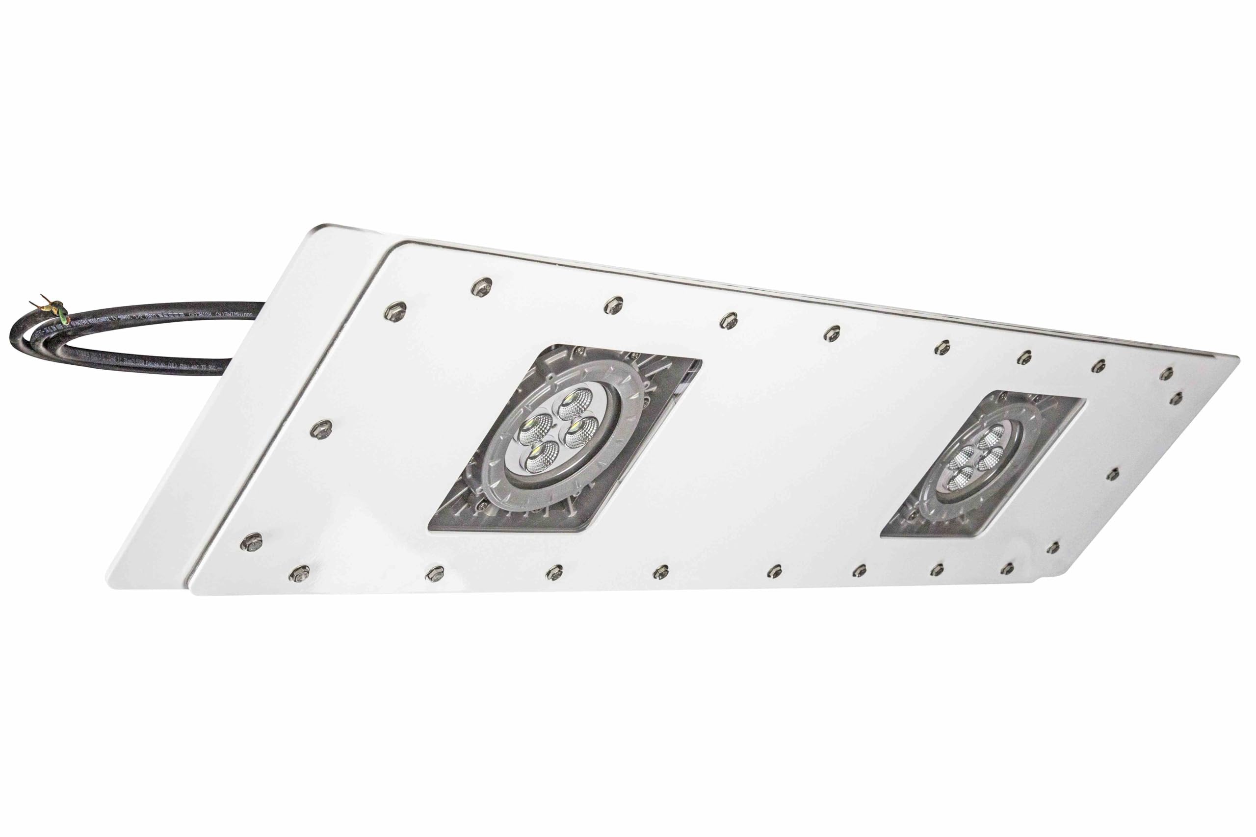 100W Explosion Proof LED Light - 1x4 Lay-in Troffer - C1D1/C2D1 - Paint Spray Booth - Front Access - 0-10V Dimmable - 60 Degree - 5600K