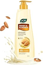 Joy Honey & Almonds Advanced Nourishing Lightweight Winter Body Lotion 500ml | Enriched With Shea Butter | Natural Sunscreen Filters | Suitable for Normal to Dry Skin