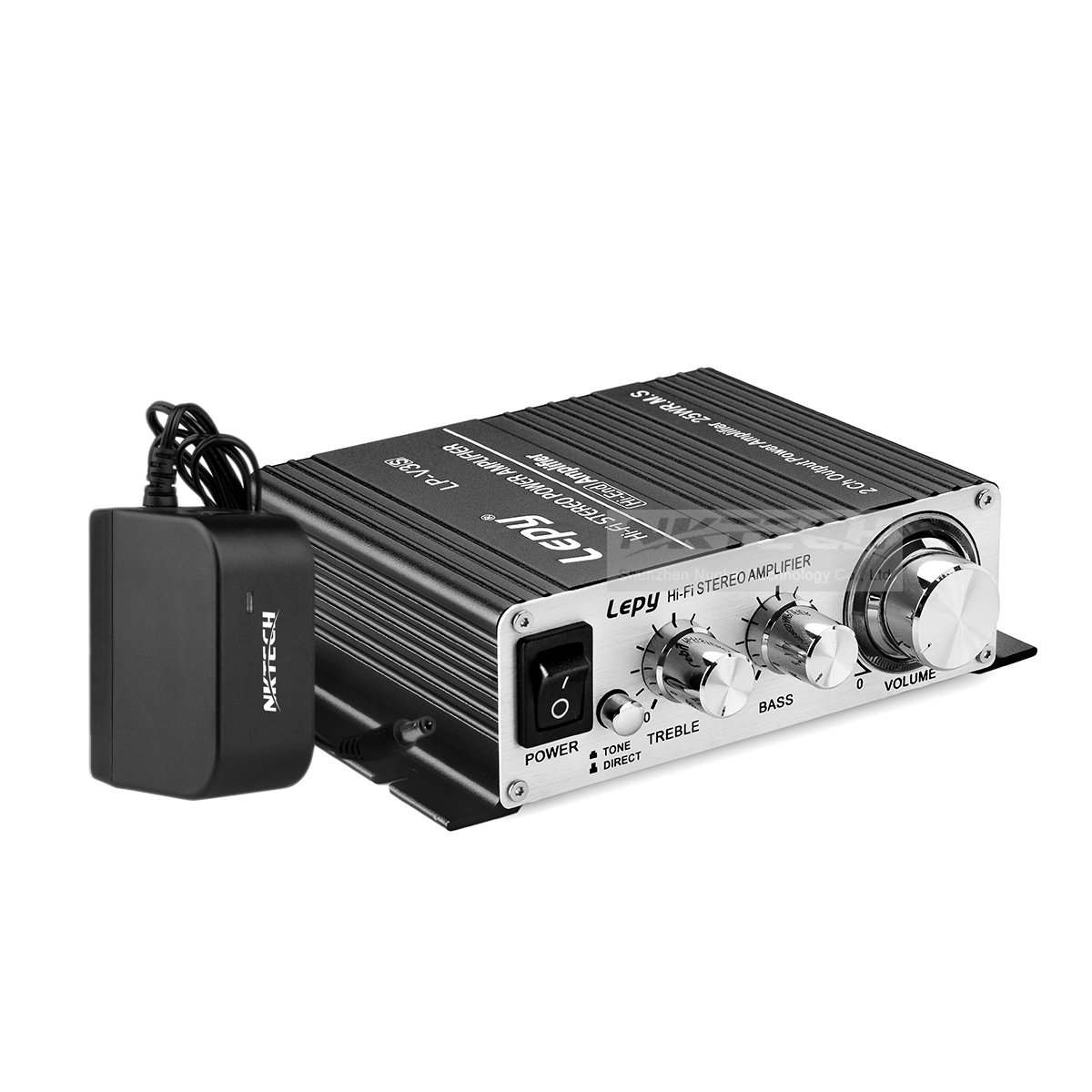3A Power Supply Lepy LP-V3S Digital Stereo Audio Amplifier 25W x 2 RMS Speaker For RCA PC Car MP3 Black