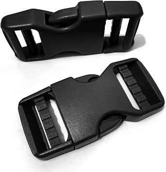 Buckle for 1 inch/25mm Webbing Straps, Quick Side Release Buckles for Backpack Boat Cover Luggage Strap Replacement