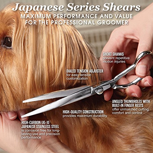 Master Grooming Tools 5900 Series Japanese Stainless Steel Shears — High-Performance Shears For Grooming Dogs - 46-Tooth Thinning Shears, 6½" #TOP3