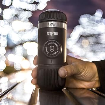 محول Wacaco Nanopresso NS ، ملحق لآلة الإسبريسو المحمولة Nanopresso ، متوافق مع كبسولات NS ، مثالي للسفر أو التخييم أو المكتب (لا يناسب العرض الصغير)