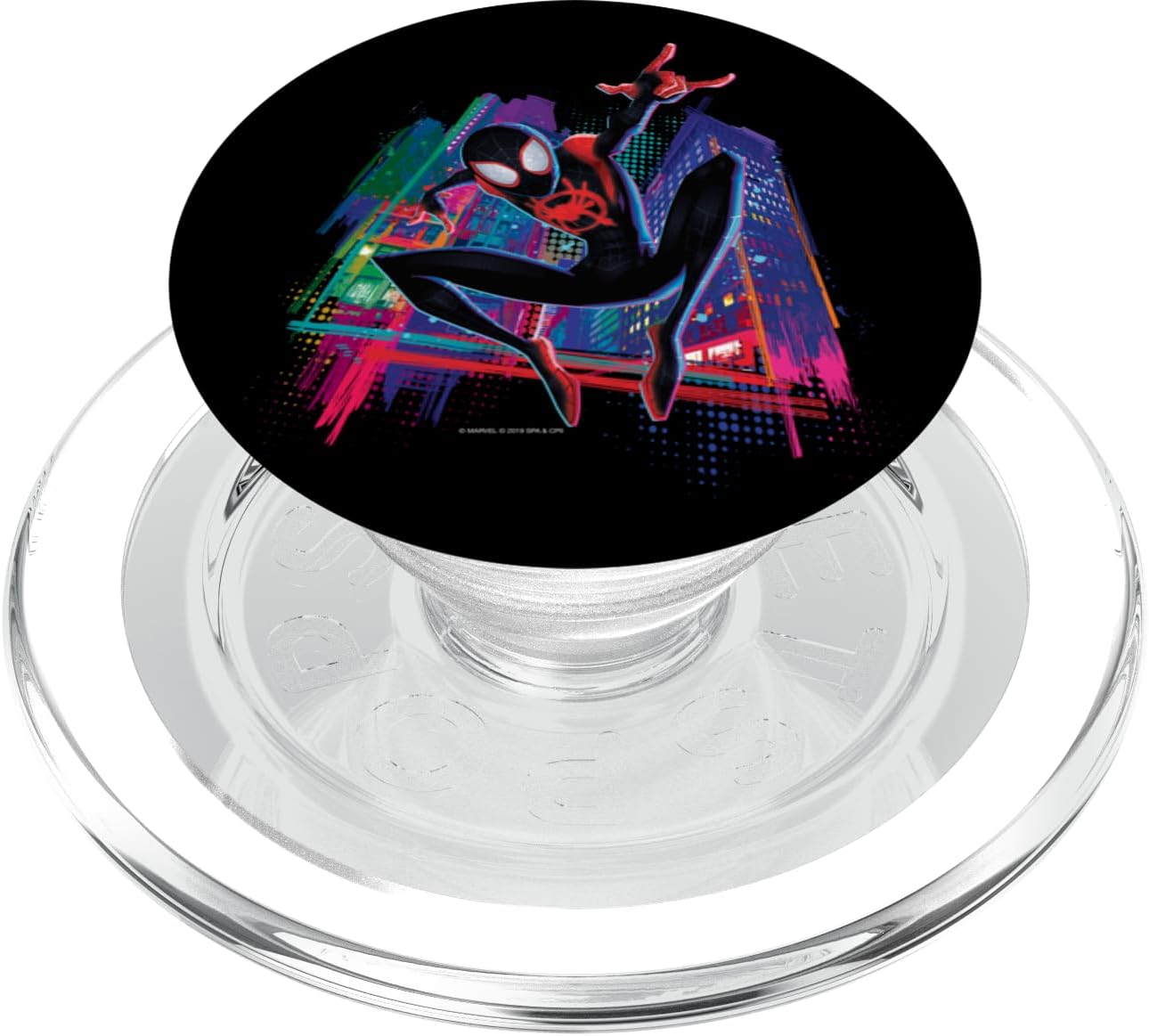 Marvel Spider-Man Miles Morales Graffiti City PopSockets PopGrip for MagSafe