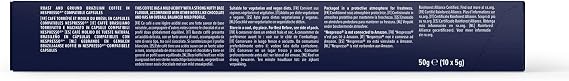by Amazon Brazilian Coffee Nespresso Compatible Aluminium Pods, Medium Roast, 100 Count, (10 Packs of 10) - Rainforest Alliance Certified