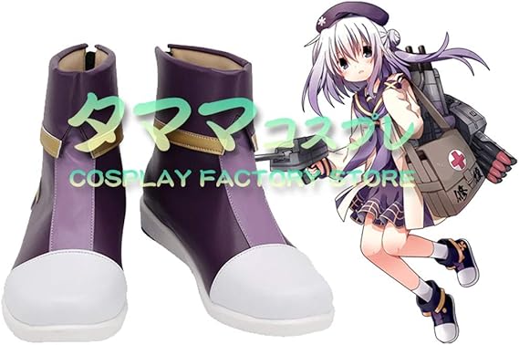 Amazon 雪风 丹陽 戦艦少女r 艦r 駆逐艦 ゆきかぜ コスプレ靴 コスプレブーツ Cosplay オーダーサイズ スタイル 製作可能 タママ サイズオーダー コスプレ 仮装 通販