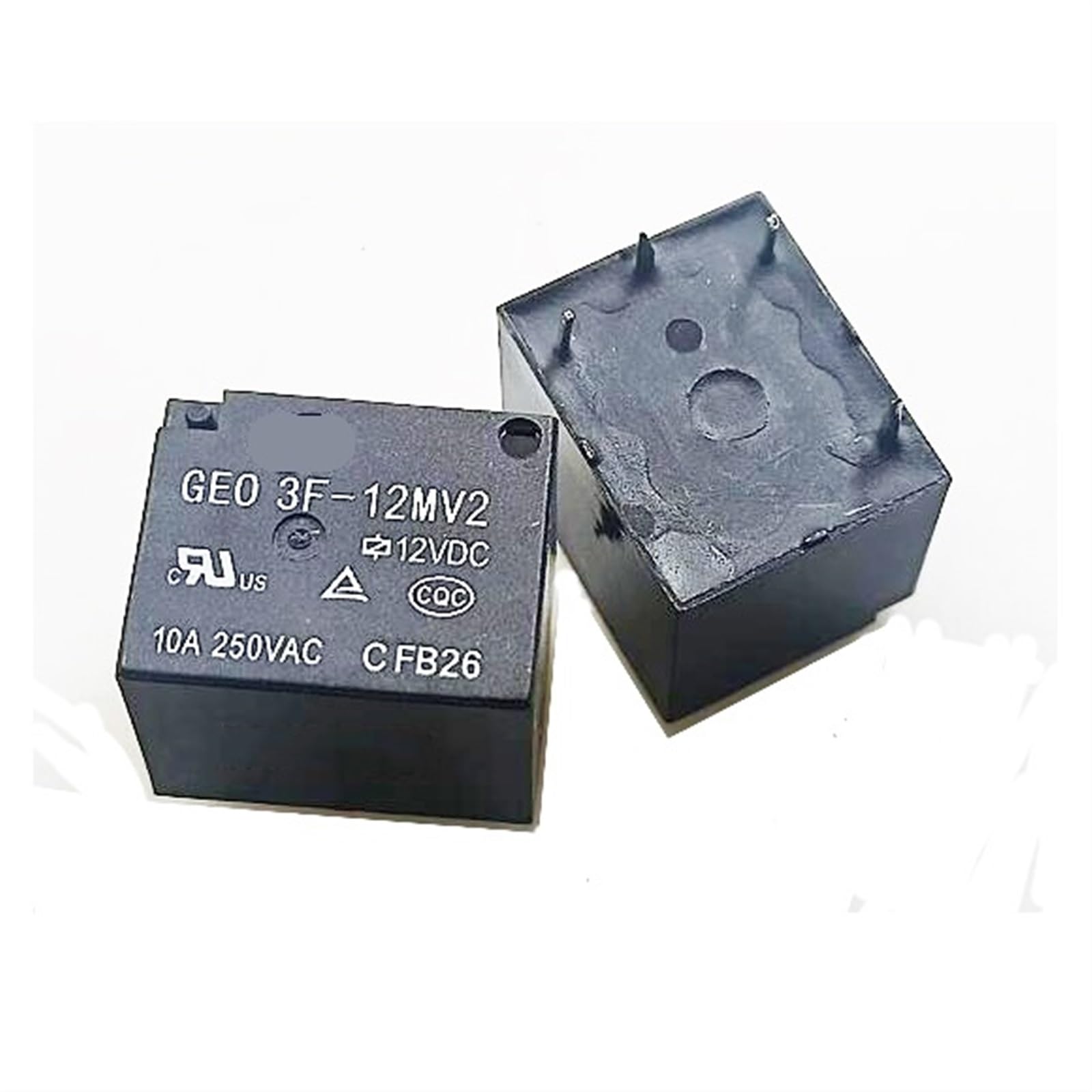 Relé 12V 10A 4PIN GEO3F12MV2 DC12V componente electrónico de conmutación 10 unidades 2