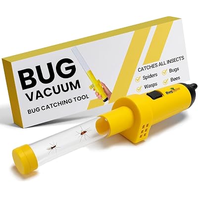 Sonic Technology BugBuster BB100 - Battery Operated Spider Catcher and Release Device, Spider Vacuum Catcher for Kids & Adult, Bug Catch and Release Tool for All Insects with Easy On/Off Switch