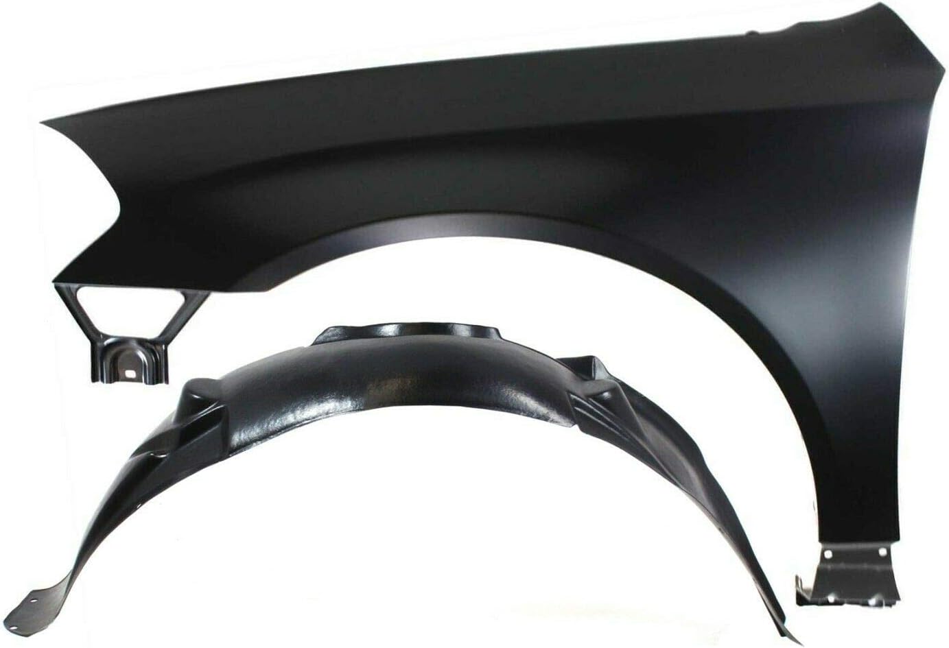 Yazyu 2pcs Quarter Panel Repair Quarter Panel Patch Front Left Driver Side Steel Primed for Chevy for Impala 2006-2013 for Impala Limited 2014-2016 Car Without Molding Holes Kit 2pc YZY1123