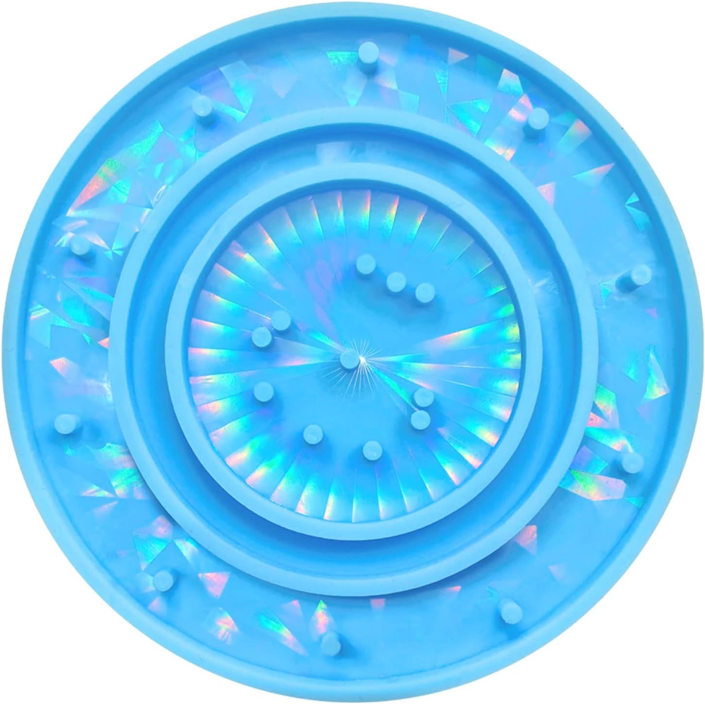 Turntable Crystal Epoxy Mold Pendant Wall Hanging Curtain Silicone Mold