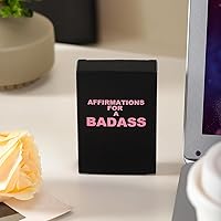 Vista 6 de Tarjetas de afirmación Badass - Tarjetas motivacionales e inspiradoras diarias para mujeres