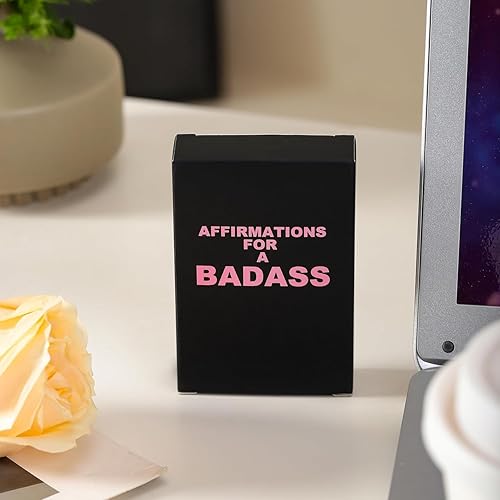 Miniatura 6 de Tarjetas de afirmación Badass - Tarjetas motivacionales e inspiradoras diarias para mujeres