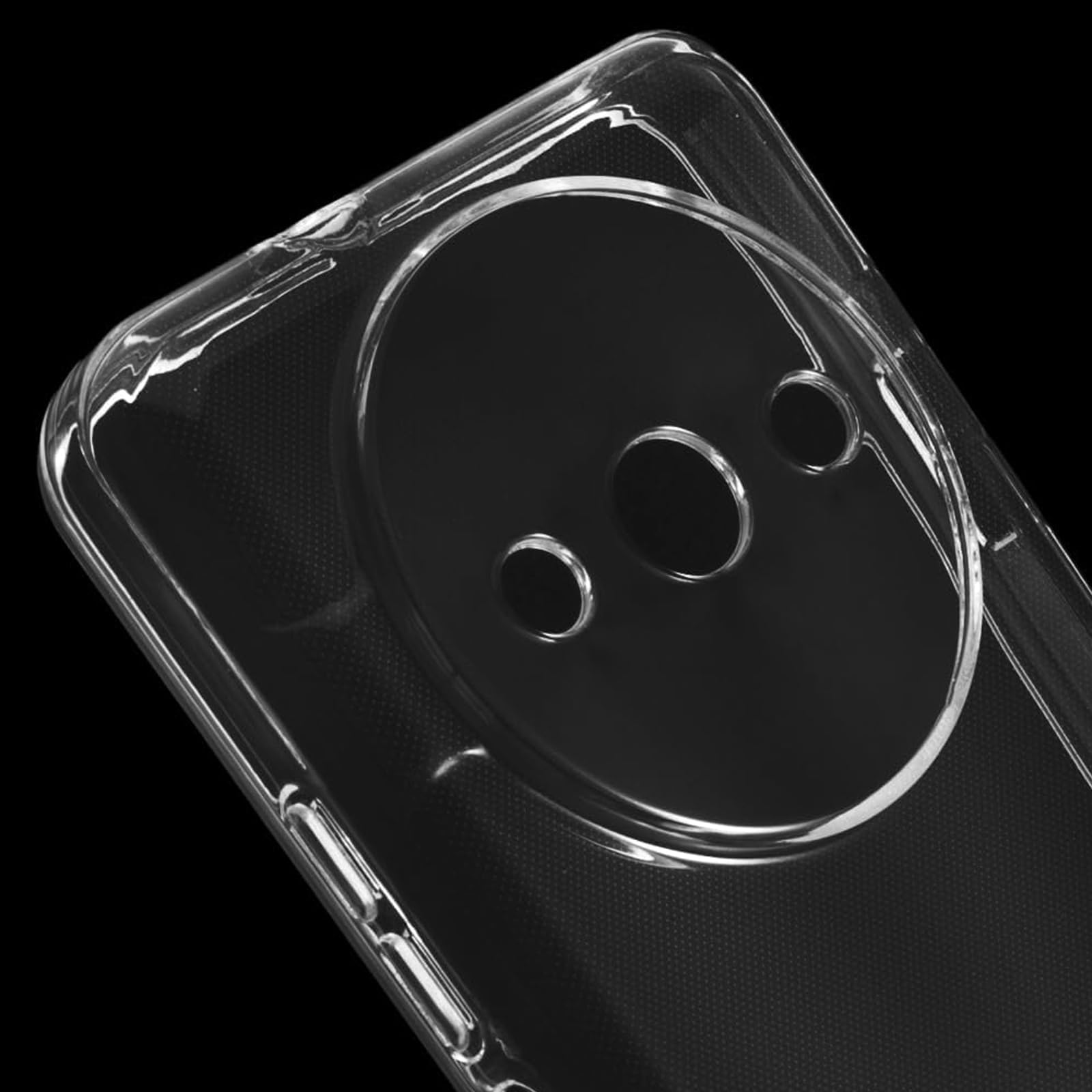 KJYFOANI Custodia per Oukitel C59 (6.88), Nero Ultra Sottile Morbido Silicone TPU Case, Anti-Graffio Antiurto Bumper Protettiva Cover per Oukitel C59 - Fiore Pero