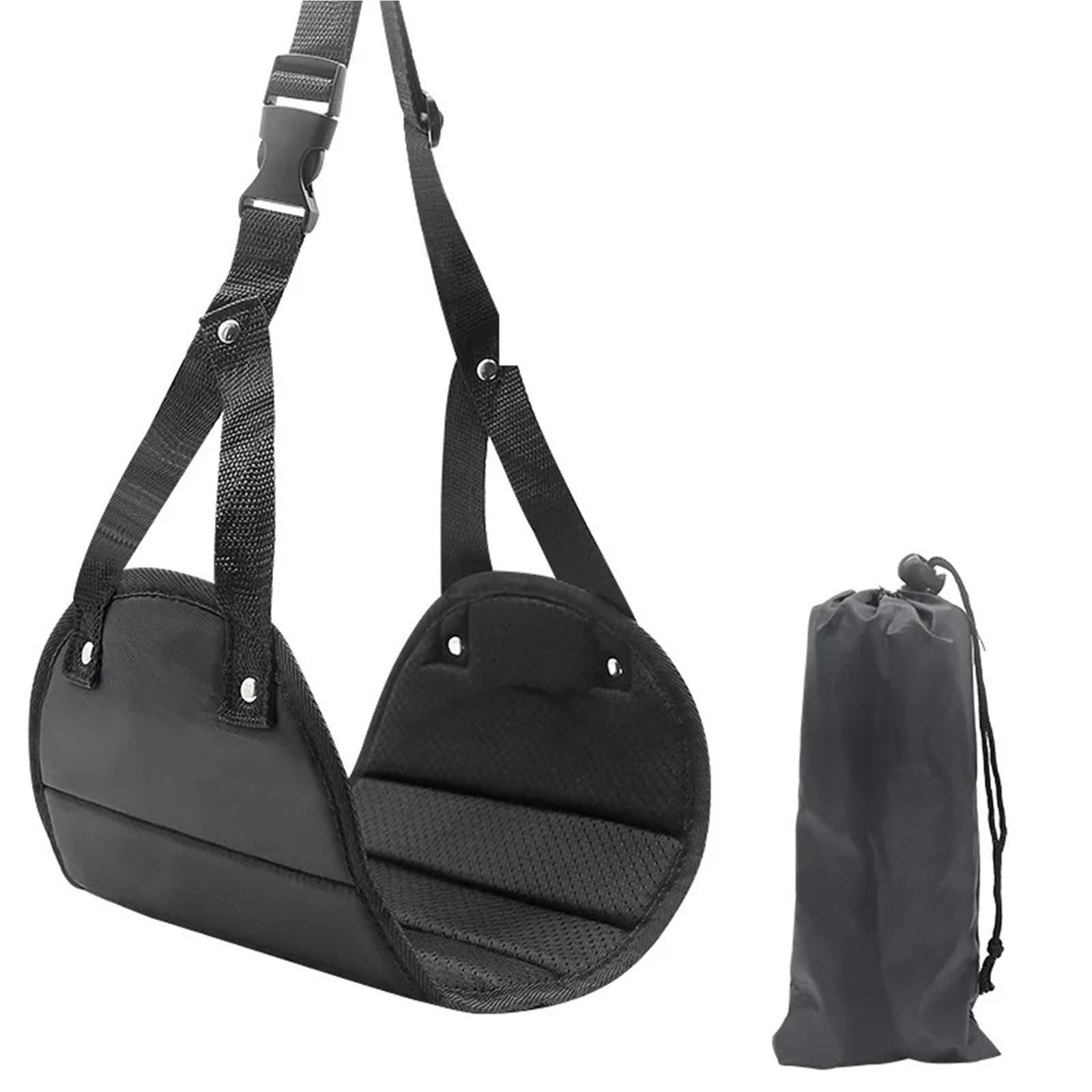 Tappetini per Aerei Amaca for Piedi Regolabile for Viaggi, Auto, poggiapiedi for Aereo, Sospensione for Ufficio, poggiapiedi Semplice for Supporto Gambe, Amaca for Piedi per Viaggio