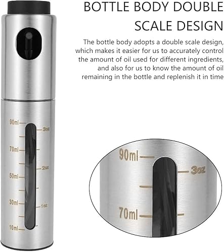 Miniatura 7 de Rociador de aceite de acero inoxidable de 34fl oz ensalada de aceite de oliva para cocinar freidora de aire barbacoa vinagre hornear parrilla