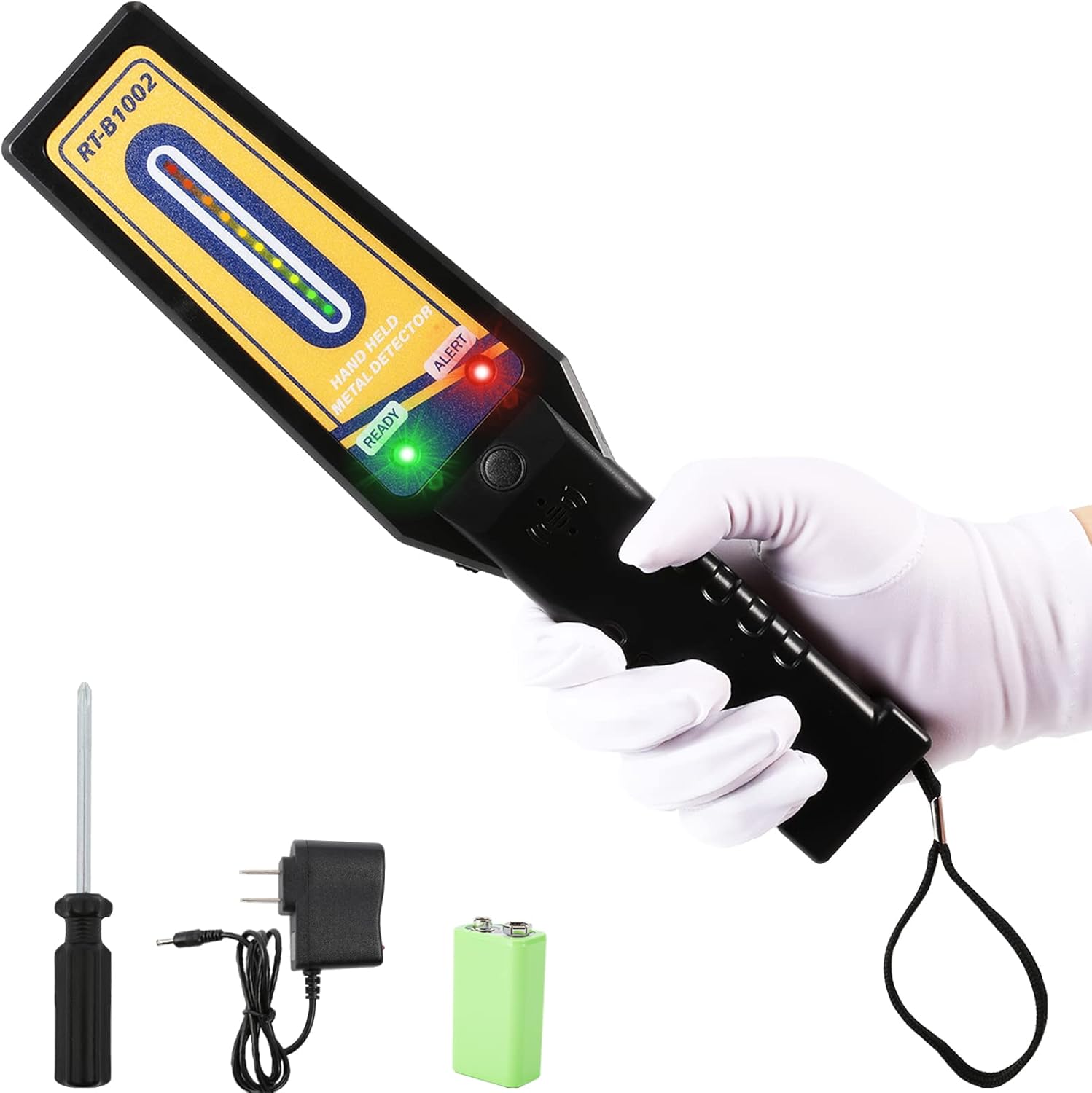Hanchen Handheld Metal Detector Security Wand Metal Nail