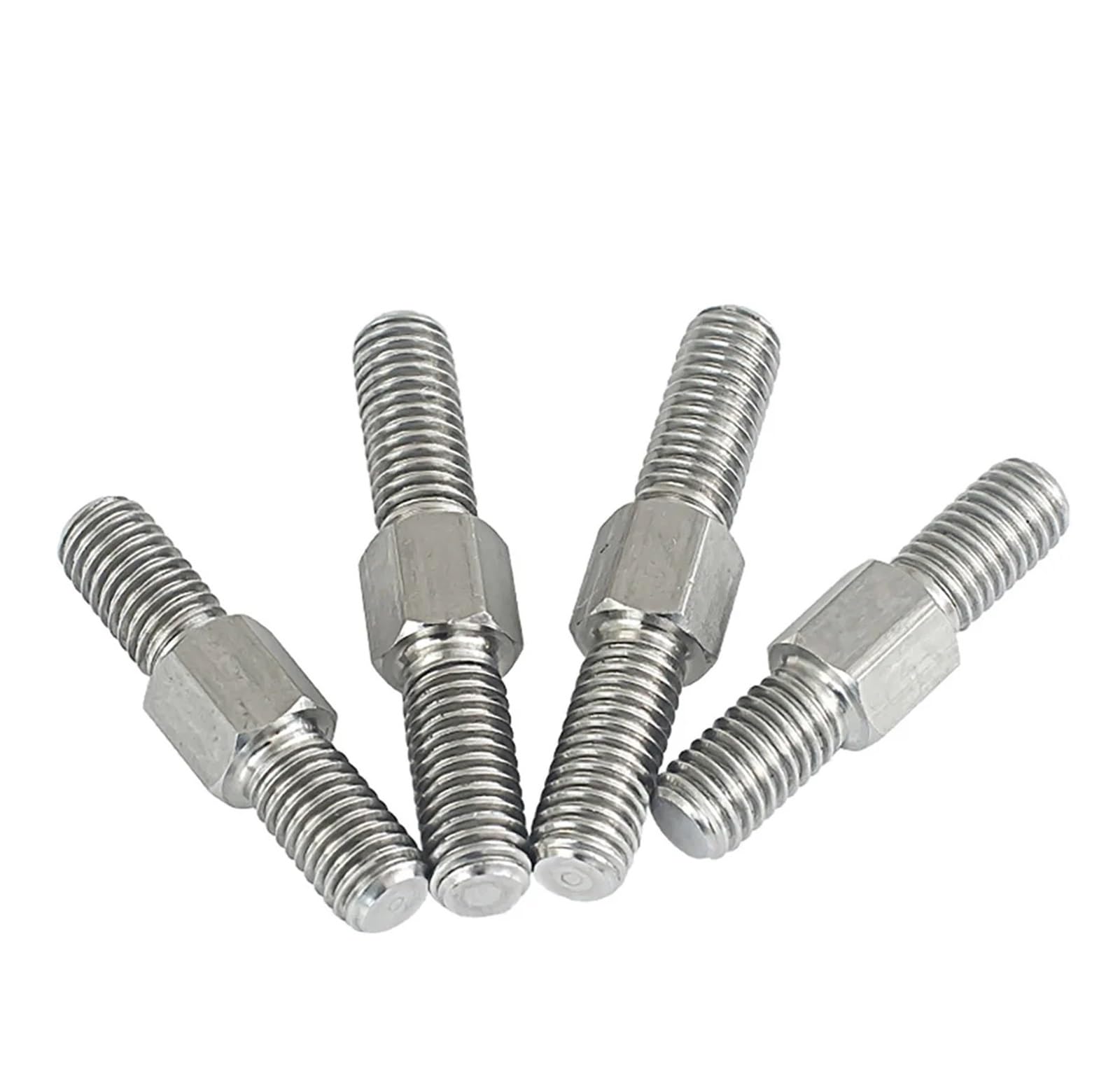 Tirante filettato a doppia estremità M4-M16 - Bulloni prigionieri con filettatura sinistra e destra in acciaio inox 304 for applicazioni industriali e sanitarie(M16x120mm 1pcs)