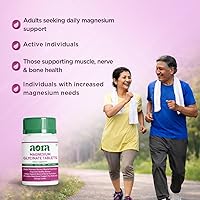 Vista 6 de AORA Magnesium Glycinate Tablets High Absorption Magnesium Supplement for Muscle, Nerve & Sleep Support Energy, Bone & Heart Health Non-GMO