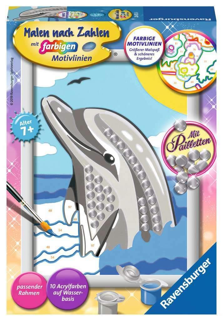 Ravensburger Malen nach Zahlen 28472 - Delfin