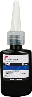 3M TALC Scotch-Weld Threadlocker TL42, Blue, 10 mL Bottle