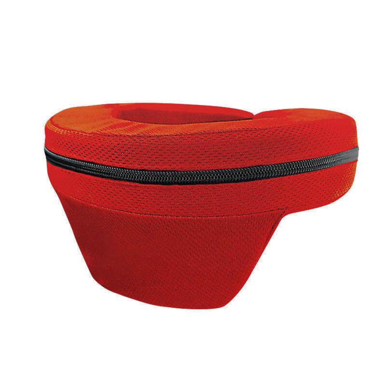 Paracollo con Cerniera Ergonomico Collare Collare per Sportivo Protettivo per Conducenti, Gare, Rosso, Adulto