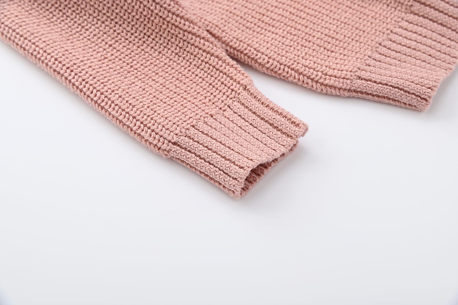 Toddler Baby Boys Girls Cotton Knitted Sweater Warm Soild Pullover Top Autumn Winter Outfits Water Grey 5T image 4 of 8 B0DLPB5R1J