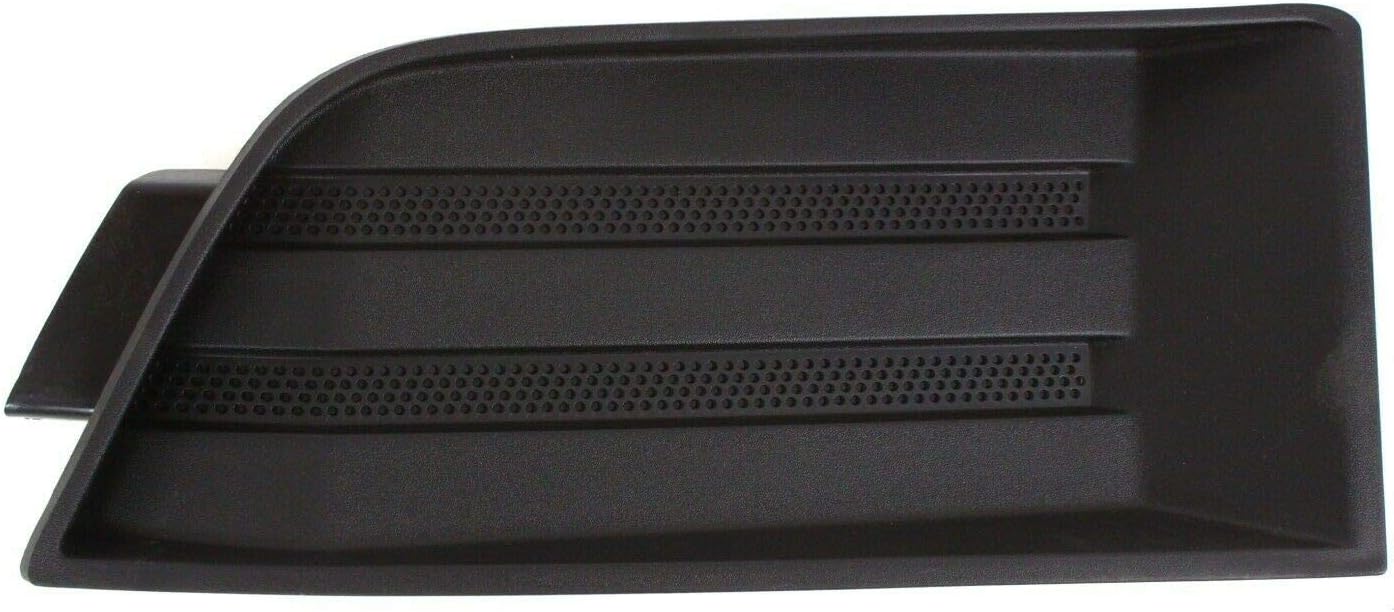 DAT AUTO PARTS Front Left Driver Side Bumper Insert Fog Light Lamp Hole Cover Molding Trim Replacement For 2007-2010 Ford Edge Except 2009-2010 Sport Black Textured Plastic FO1038110 7T4Z17E811A