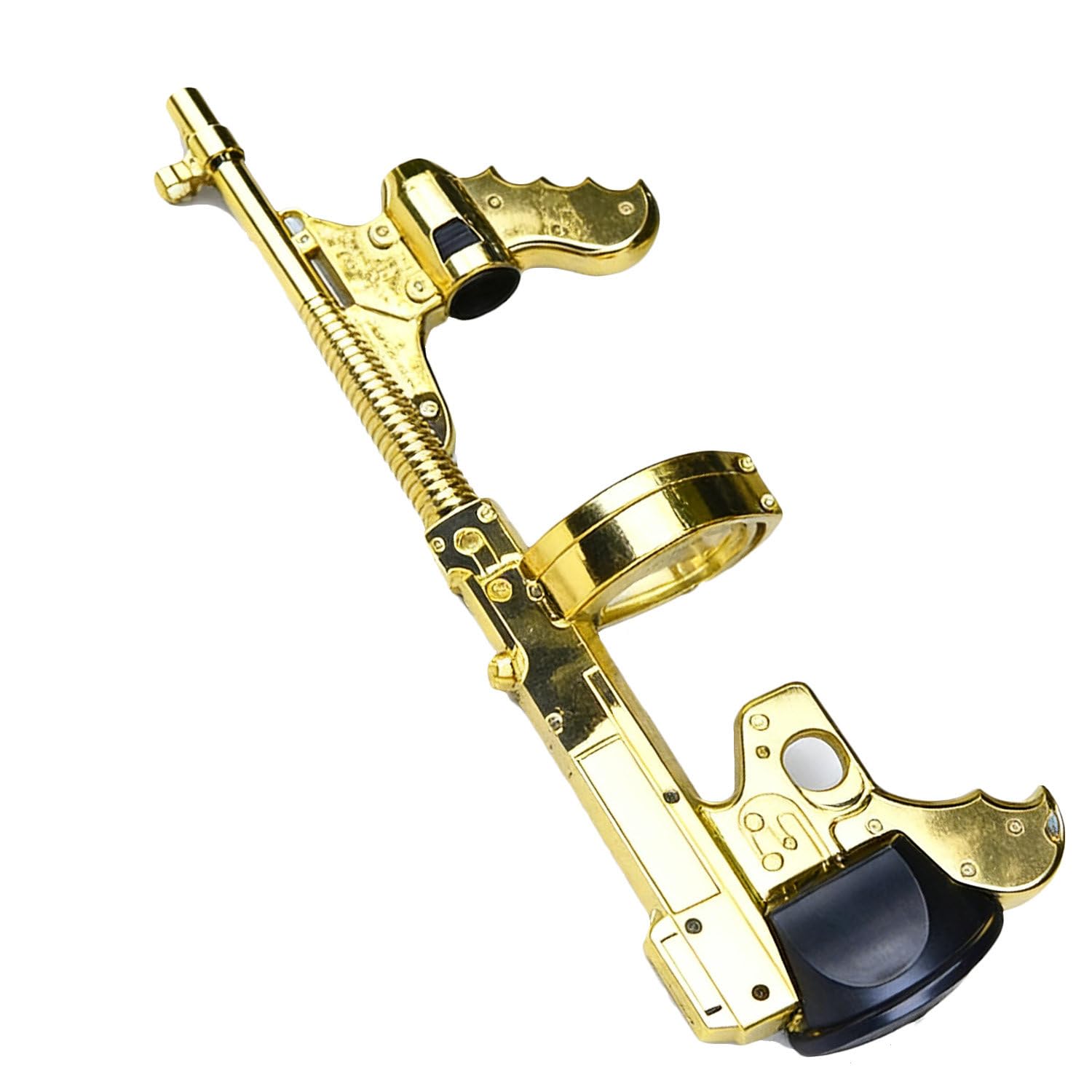 XNZJHPP Champagne Spray Gun Shooter, Multi-Occasion Wine Dispenser Prop for Photo Props VIP Events & Grand Opening Celebrations (Gold)