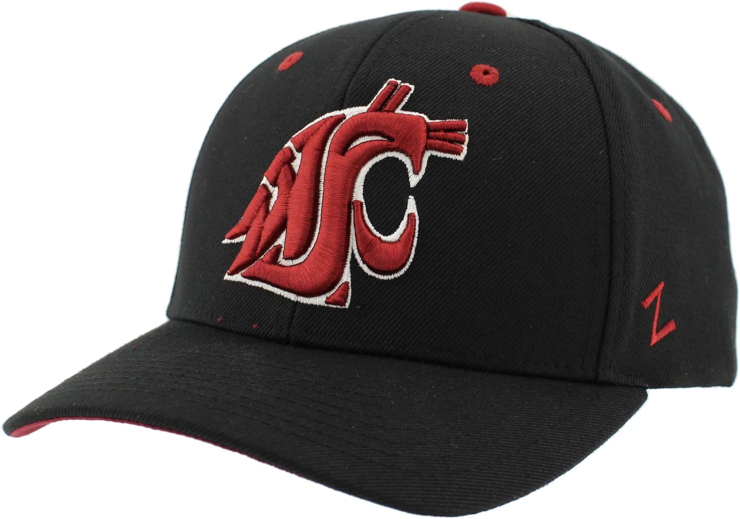 ZHATS NCAA Unisex-Adult NCAA Officially Licensed Snapback Hat Competitor Black