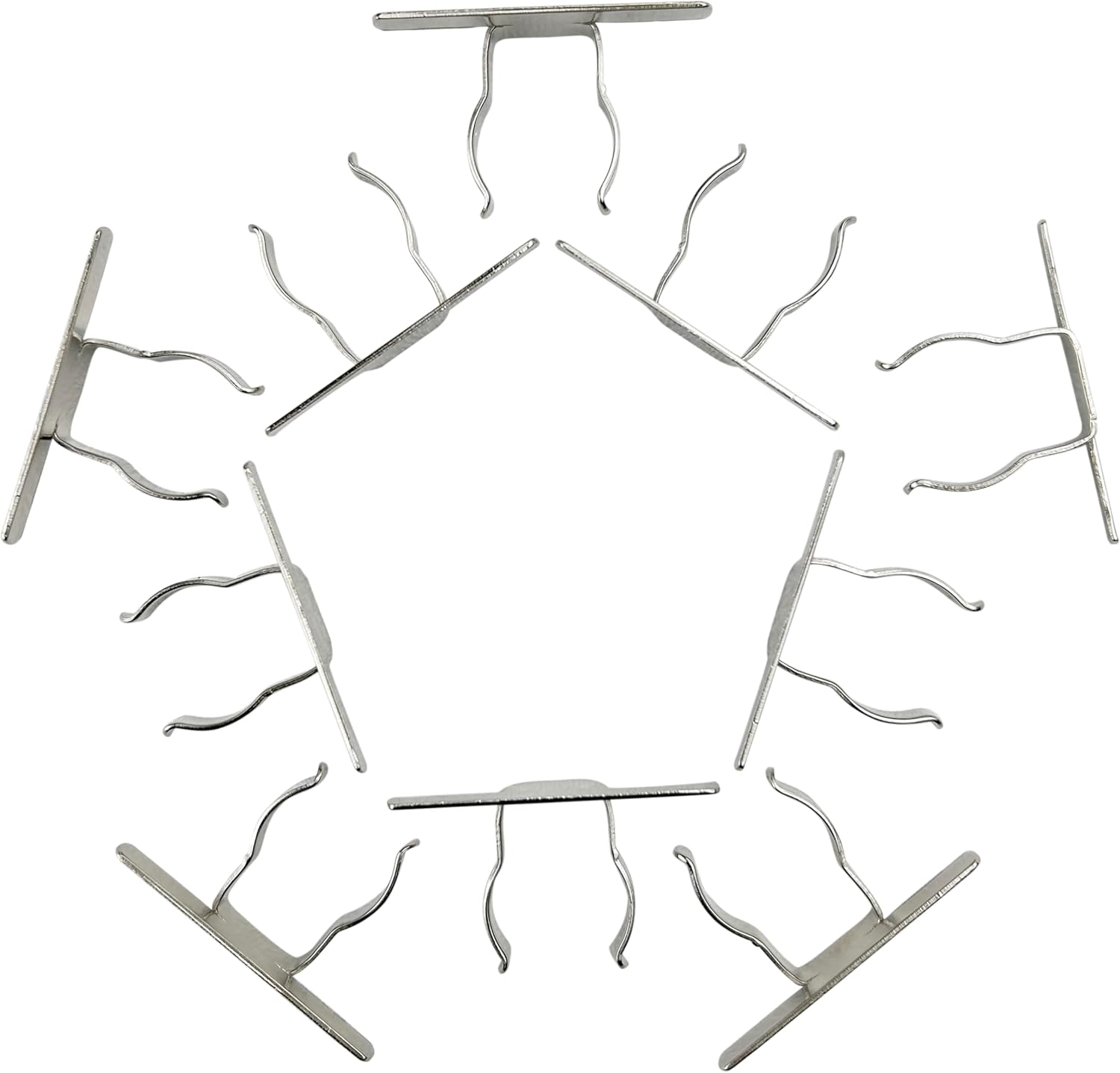 National Artcraft Silver Metal Shade Bracket for Night Lights - (10/Pk)
