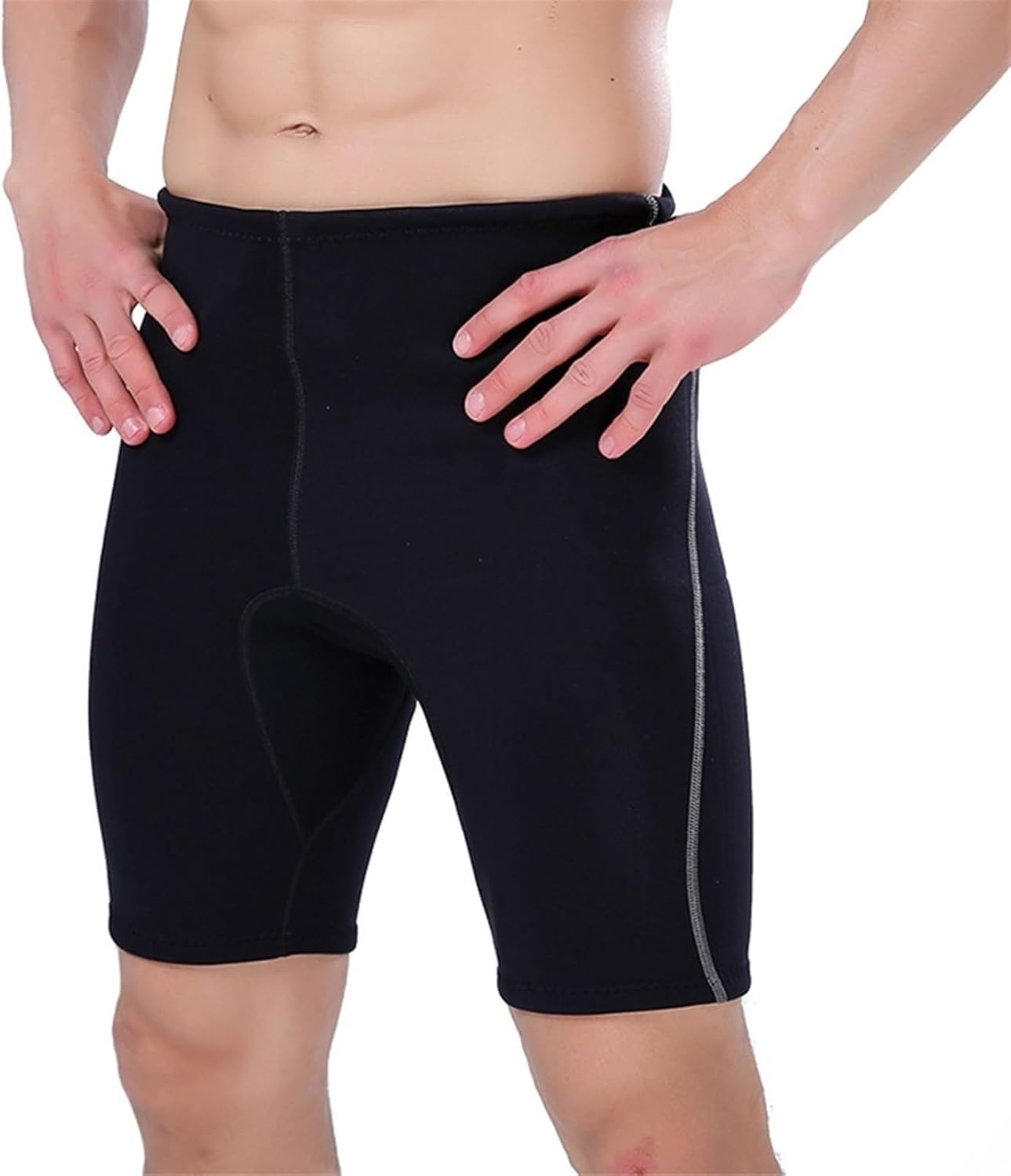 Wetsuit Shorts Men Women, Swimming Pants 2mm Neoprene Diving Wet Suit Trunks for Snorkeling Water Sport(Black_Medium)
