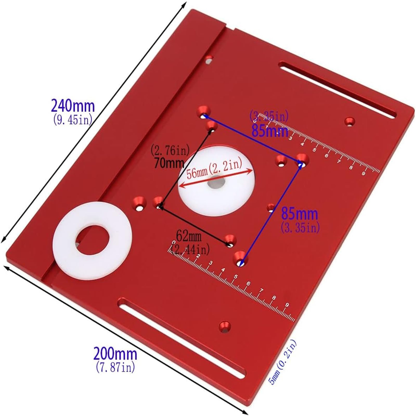Router Table Insert Plate - Woodworking Tool -3 Router Table Insert Plate - Woodworking Tool -3