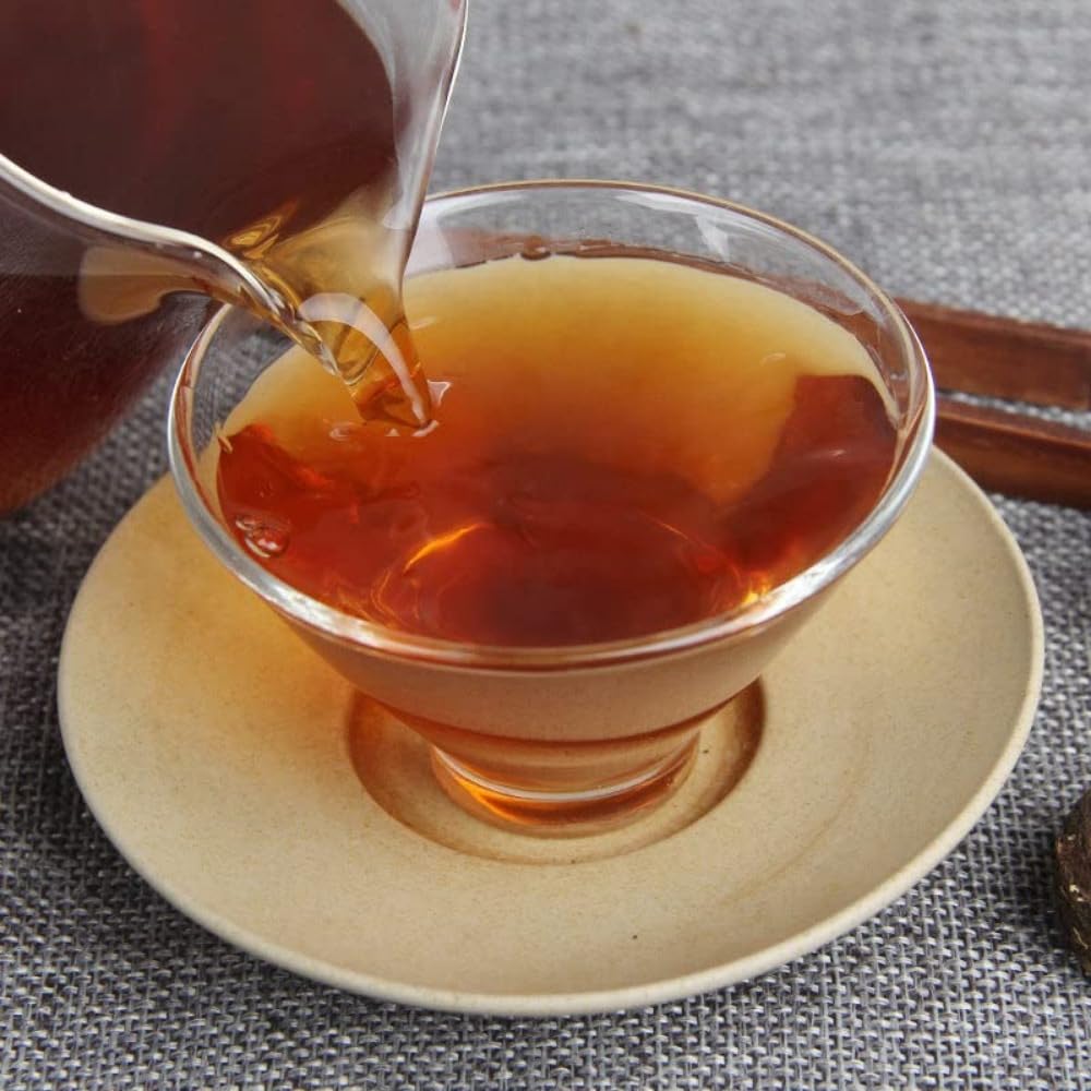 Starzejący Się Zapach Herbata Pu'erh Ripe 75g Herbata Czarna, Łagodna Dojrzała Herbata - Oryginalny Smak Mała Tuocha