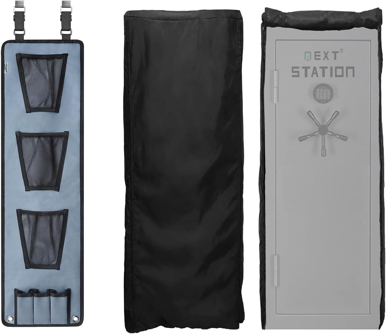 NEXT STATION Double-side Gun Safe Door Organizer And Gun Safe Cover